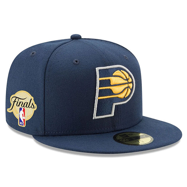 ニューエラ キャップ 59FIFTY インディアナ ペイサーズ 2025 NBA FINALS SIDE PATCH FITTED CAP NAVY