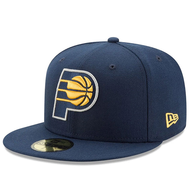 ニューエラ キャップ 59FIFTY インディアナ ペイサーズ 2025 NBA FINALS SIDE PATCH FITTED CAP NAVY