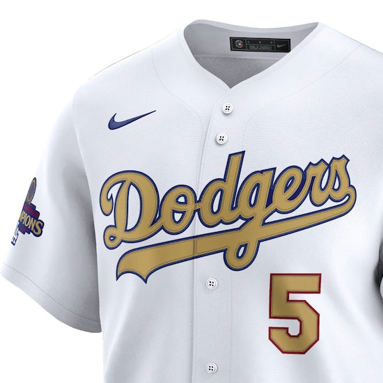 2025 ゴールドコレクション フレディ フリーマンモデル 海外取寄 NIKE レプリカユニフォーム ロサンゼルス ドジャース