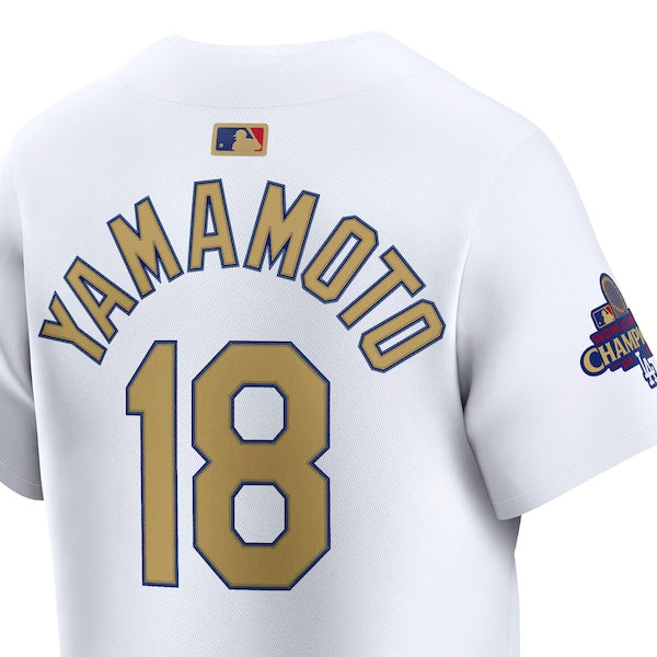 2025 ゴールドコレクション 山本由伸モデル 海外取寄 NIKE レプリカユニフォーム ロサンゼルス ドジャース