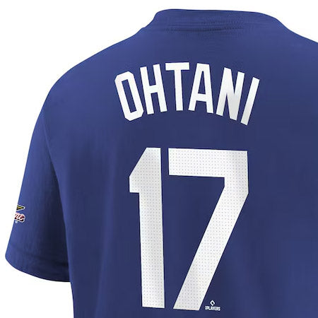 大谷翔平モデル 海外取寄ナイキ 2025 MLB オールスター 子供用 Tシャツ 2025 MLB YOUTH ALL-STAR EDITION NAME&NUMBER T-SHIRT ROYAL BLUE