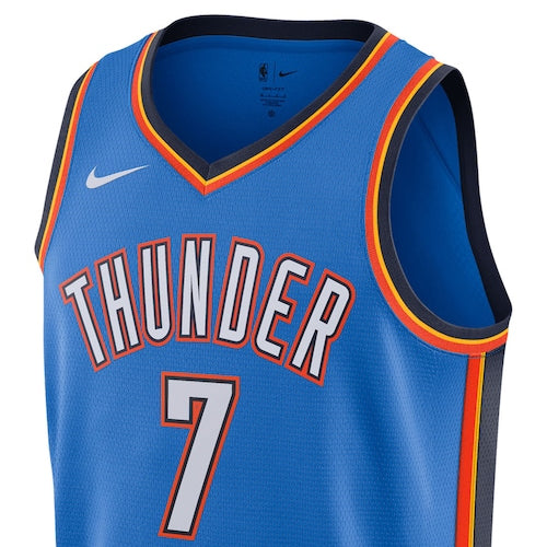チェット ホルムグレンモデル 海外取寄 ナイキ レプリカユニフォーム オクラホマシティ サンダー 2025 NBA FINALS SWINGMAN JERSEY ICON EDITION BLUE
