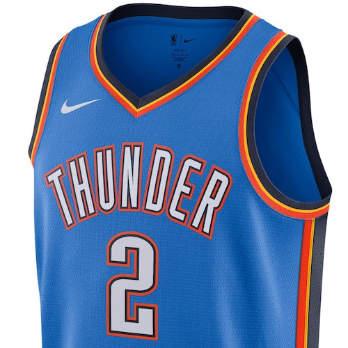 シェイ ギルジャス=アレクサンダーモデル 海外取寄 ナイキ レプリカユニフォーム オクラホマシティ サンダー 2025 NBA FINALS SWINGMAN JERSEY ICON EDITION BLUE