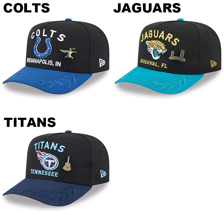 2025 NFL ドラフト選手着用 ニューエラ キャップ 59FIFTY NFL AFC 2025 ONSTAGE DRAFT A-FRAME FITTED CAP