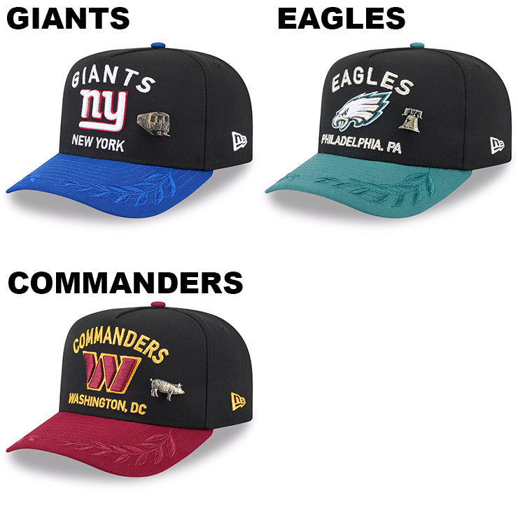 2025 NFL ドラフト選手着用 ニューエラ キャップ 59FIFTY NFL NFC 2025 ONSTAGE DRAFT A-FRAME FITTED CAP