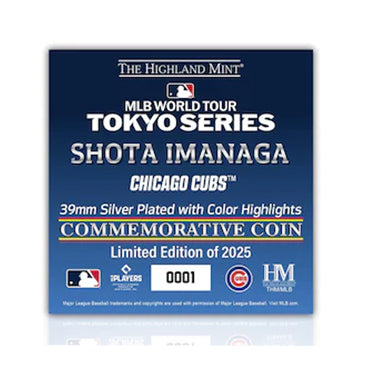 2025 東京シリーズ 今永昇太モデル 海外取寄 記念コイン シカゴ カブス