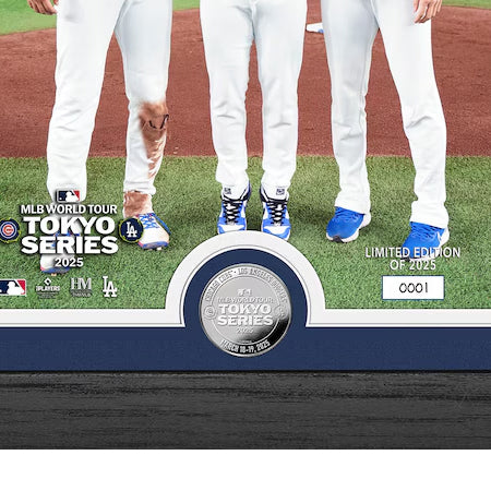 2025 東京シリーズ 大谷翔平・山本由伸・佐々木朗希モデル 海外取寄 額入りコラージュフレーム ロサンゼルス ドジャース