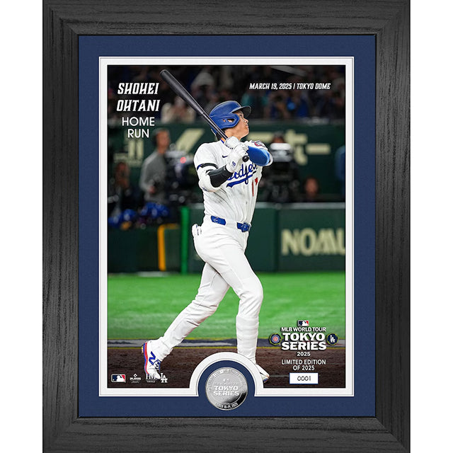 2025 東京シリーズ 大谷翔平 第一号本塁打モデル 海外取寄 額入りコラージュフレーム ロサンゼルス ドジャース