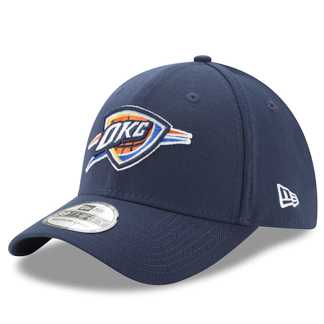 海外取寄 ニューエラ キャップ 39THIRTY オクラホマシティ サンダー 2025 NBA FINALS SIDE PATCH FLEX FIT CAP NAVY