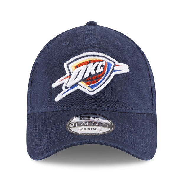 海外取寄 ニューエラ キャップ 9TWENTY オクラホマシティ サンダー 2025 NBA FINALS SIDE PATCH ADJUSTABLE CAP NAVY