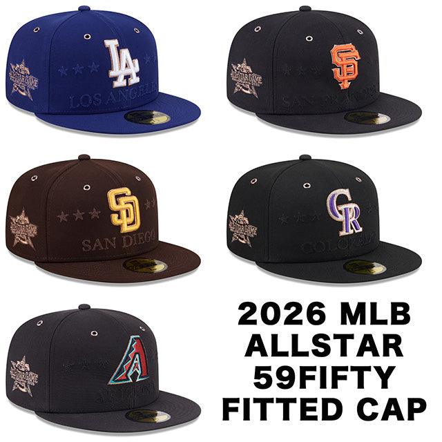 海外取寄 2026 MLB オールスターモデル ニューエラ キャップ 59FIFTY 2026 MLB ALL-STAR GAME FITTED CAP