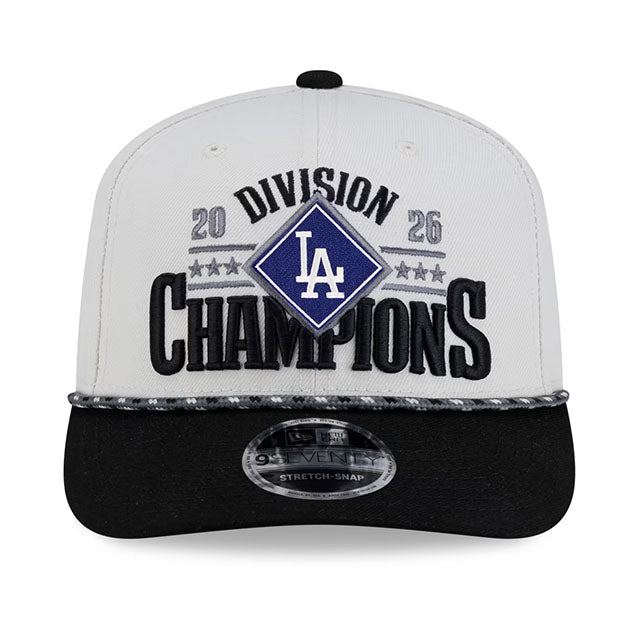 地区優勝モデル 海外取寄 ニューエラ キャップ 9SEVENTY ロサンゼルス ドジャース 2026 NATIONAL LEAGUE WEST DIVISION CHAMPIONS LOCKER ROOM SNAPBACK CAP WHITE