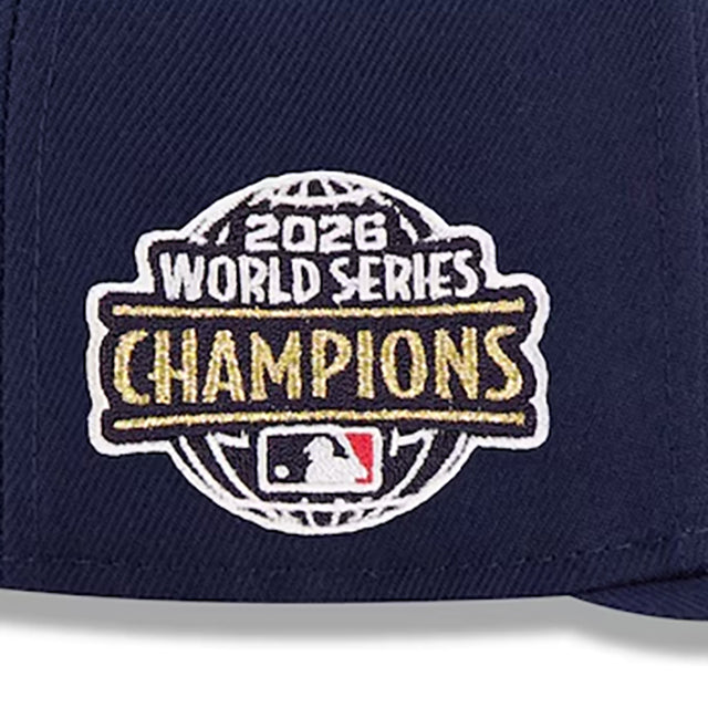 2026 ワールドシリーズ優勝モデル 海外取寄 ニューエラ キャップ 59FIFTY ミルウォーキー ブルワーズ ホーム