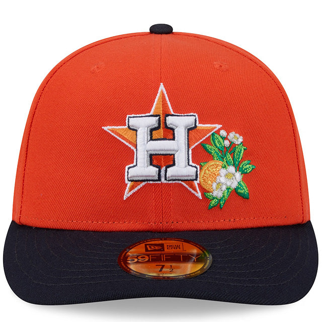 ニューエラ キャップ 海外取寄 PC59FIFTY ヒューストン アストロズ 2026 MLB SPRING TRAINING PRE-CURVED FITTED CAP ORANGE NAVY