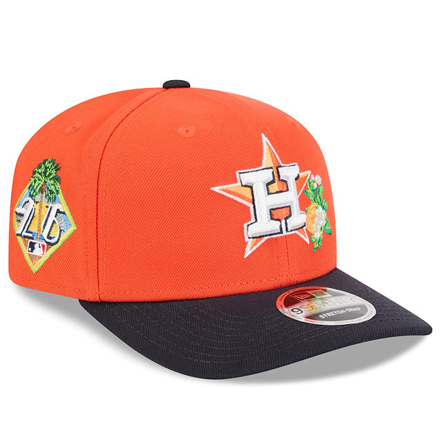 ニューエラ キャップ 海外取寄 9SEVENTY ヒューストン アストロズ 2026 MLB SPRING TRAINING SNAPBACK CAP ORANGE NAVY