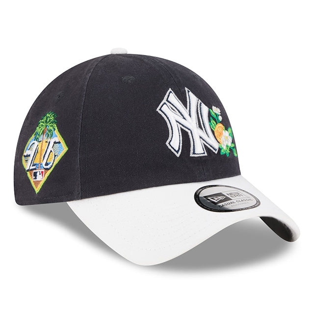 ニューエラ キャップ 海外取寄 カジュアルクラシック ニューヨーク ヤンキース 2026 MLB SPRING TRAINING CASUAL CLASSIC STRAPBACK CAP NAVY WHITE