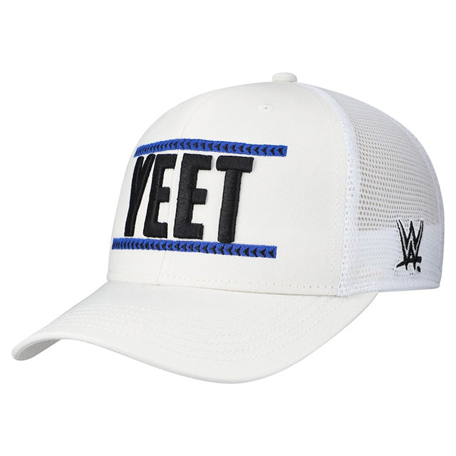 海外取寄 ジェイ ウーソモデル WWE キャップ スナップバック TRUCKER MID-PRO SNAPBACK CAP WHITE