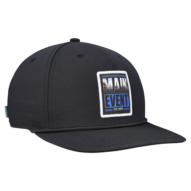 海外取寄 ジェイ ウーソモデル WWE キャップ スナップバック MAIN EVENT BACK 9 SNAPBACK CAP BLACK