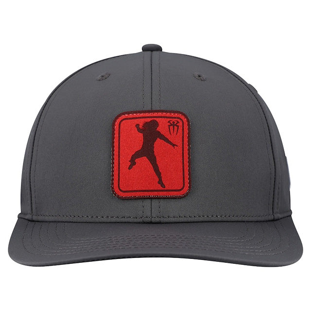 海外取寄 ローマン レインズモデル WWE キャップ スナップバック SILHOUETTE MICROSUEDE PATCH BACK 9 SNAPBACK CAP DARK GREY
