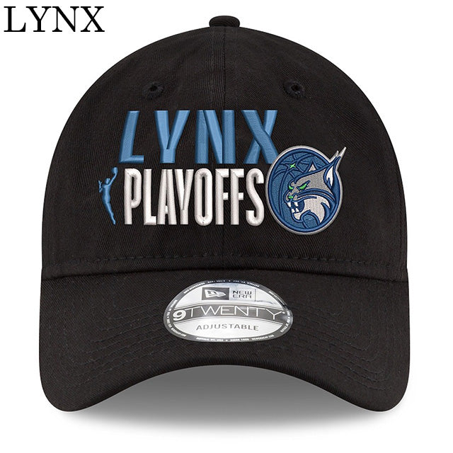 海外取寄 ニューエラ キャップ 9TWENTY ストラップバック 2025 WNBA PLAYOFFS STRAPBACK CAP BLACK