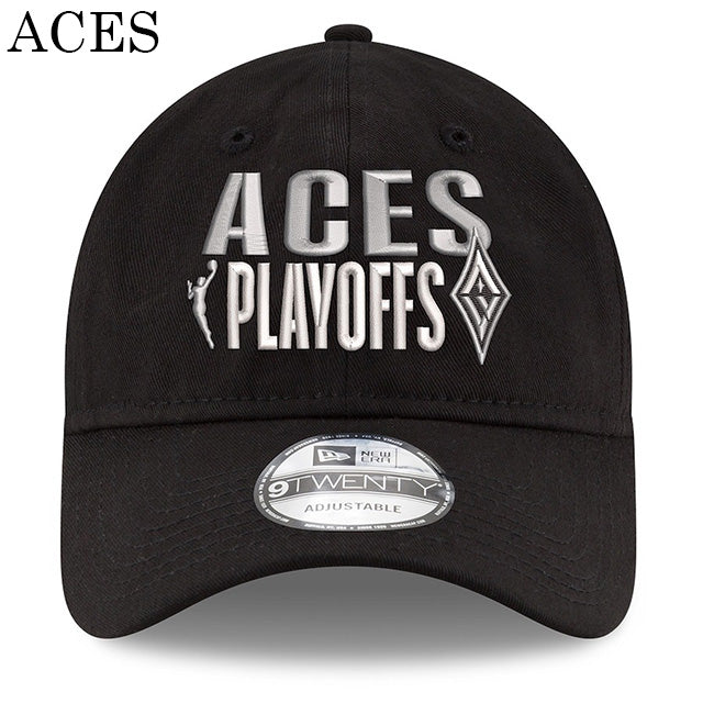 海外取寄 ニューエラ キャップ 9TWENTY ストラップバック 2025 WNBA PLAYOFFS STRAPBACK CAP BLACK