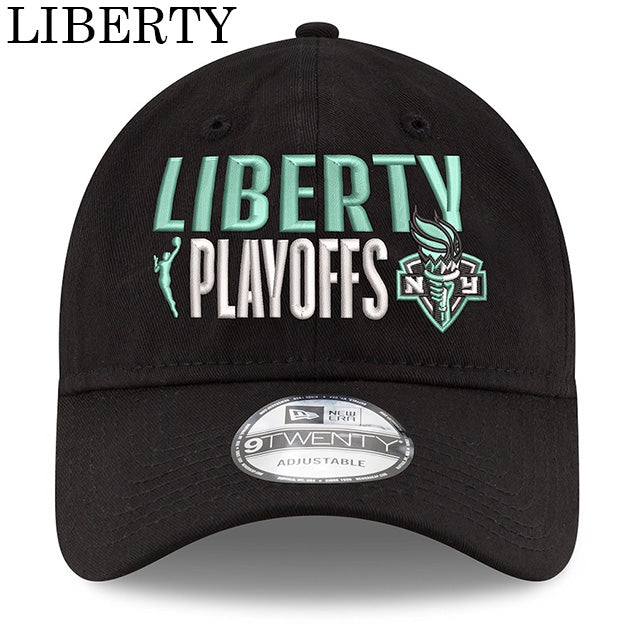 海外取寄 ニューエラ キャップ 9TWENTY ストラップバック 2025 WNBA PLAYOFFS STRAPBACK CAP BLACK