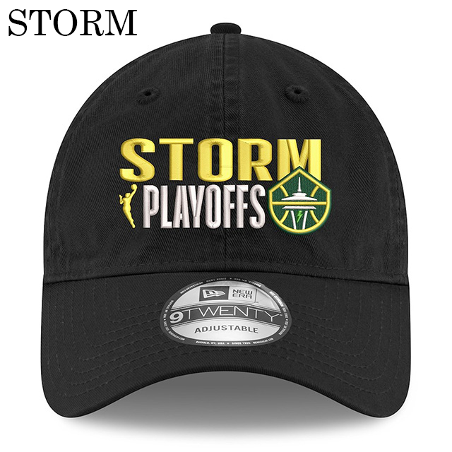 海外取寄 ニューエラ キャップ 9TWENTY ストラップバック 2025 WNBA PLAYOFFS STRAPBACK CAP BLACK