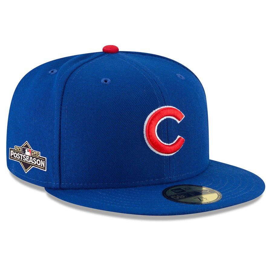 海外取寄 2025 ポストシーズンモデル ニューエラ キャップ 59FIFTY シカゴカブス MLB POSTSEASON AUTHENTIC COLLECTION FITTED CAP ROYAL