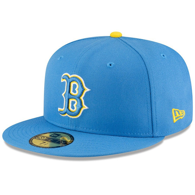 海外取寄 2025 ポストシーズンモデル ニューエラ キャップ 59FIFTY ボストン レッドソックス MLB POSTSEASON AUTHENTIC COLLECTION FITTED CAP SKYBLUE NEW ERA BOSTON REDSOX