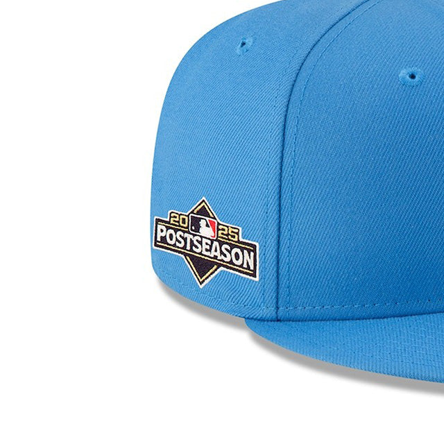 海外取寄 2025 ポストシーズンモデル ニューエラ キャップ 59FIFTY ボストン レッドソックス MLB POSTSEASON AUTHENTIC COLLECTION FITTED CAP SKYBLUE NEW ERA BOSTON REDSOX
