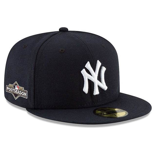 海外取寄 2025 ポストシーズンモデル ニューエラ キャップ 59FIFTY ニューヨーク ヤンキース MLB POSTSEASON AUTHENTIC COLLECTION FITTED CAP BLACK NEW ERA NEWYORK YANKEES
