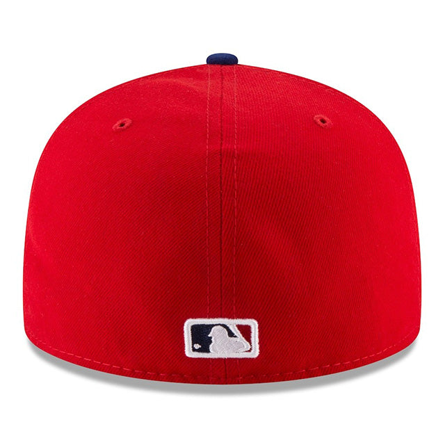 海外取寄 2025 ポストシーズンモデル ニューエラ キャップ 59FIFTY フィラデルフィア フィリーズ MLB POSTSEASON AUTHENTIC COLLECTION FITTED CAP RED