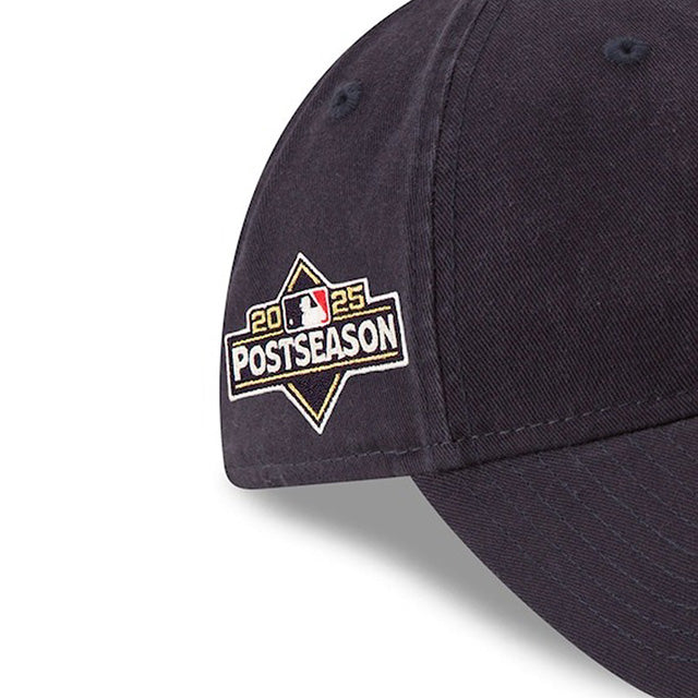 海外取寄 2025 ポストシーズンモデル ニューエラ キャップ 9TWENTY ニューヨーク ヤンキース MLB POSTSEASON STRAPBACK CAP BLACK NEW ERA NEWYORK YANKEES