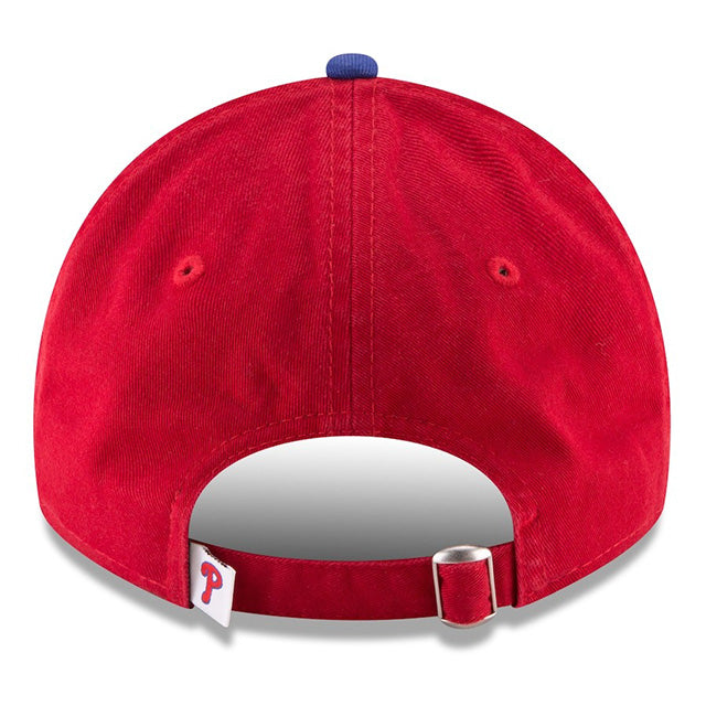 海外取寄 2025 ポストシーズンモデル ニューエラ キャップ 9TWENTY フィラデルフィア フィリーズ MLB POSTSEASON STRAPBACK CAP RED