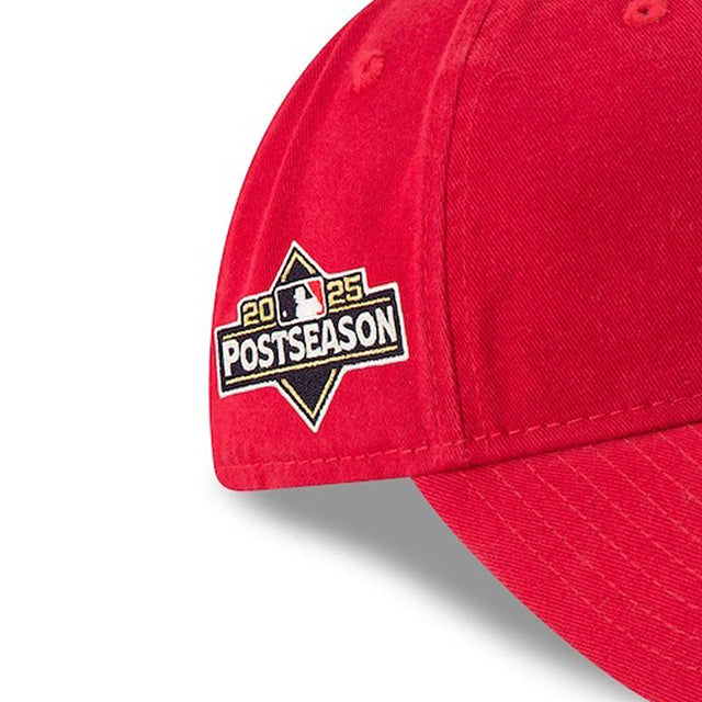 海外取寄 2025 ポストシーズンモデル ニューエラ キャップ 9TWENTY フィラデルフィア フィリーズ MLB POSTSEASON STRAPBACK CAP RED