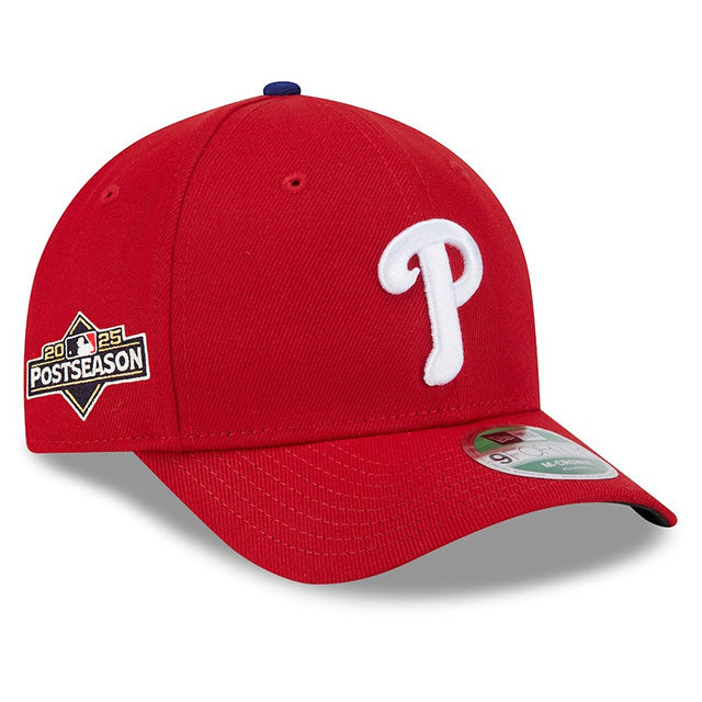海外取寄 2025 ポストシーズンモデル ニューエラ キャップ 9FORTY M-CROWN フィラデルフィア フィリーズ MLB POSTSEASON SNAPBACK CAP REDff203459764
