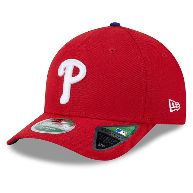 海外取寄 2025 ポストシーズンモデル ニューエラ キャップ 9FORTY M-CROWN フィラデルフィア フィリーズ MLB POSTSEASON SNAPBACK CAP REDff203459764
