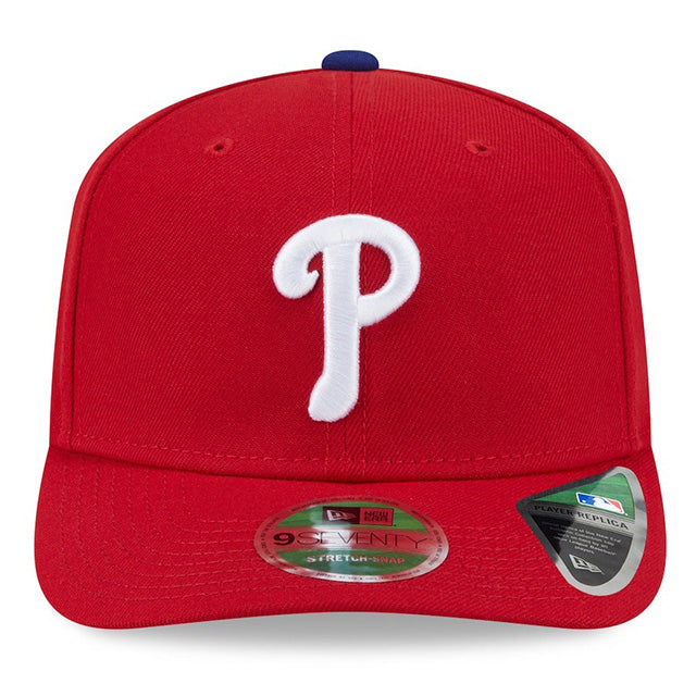 海外取寄 2025 ポストシーズンモデル ニューエラ キャップ 9SEVENTY フィラデルフィア フィリーズ MLB POSTSEASON SNAPBACK CAP RED