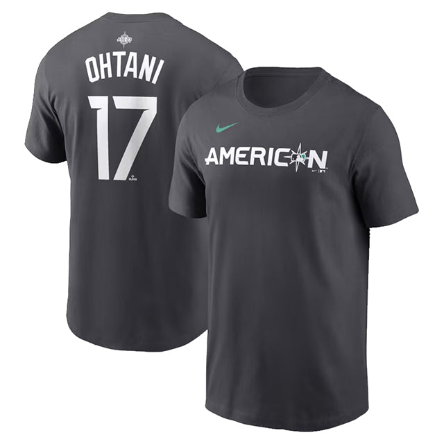 即日発送 大谷翔平モデル NIKE オールスターTシャツ 2023MLB ALL-STAR GAME NAME&NUMBER T-SHIRT ANTHRACITE