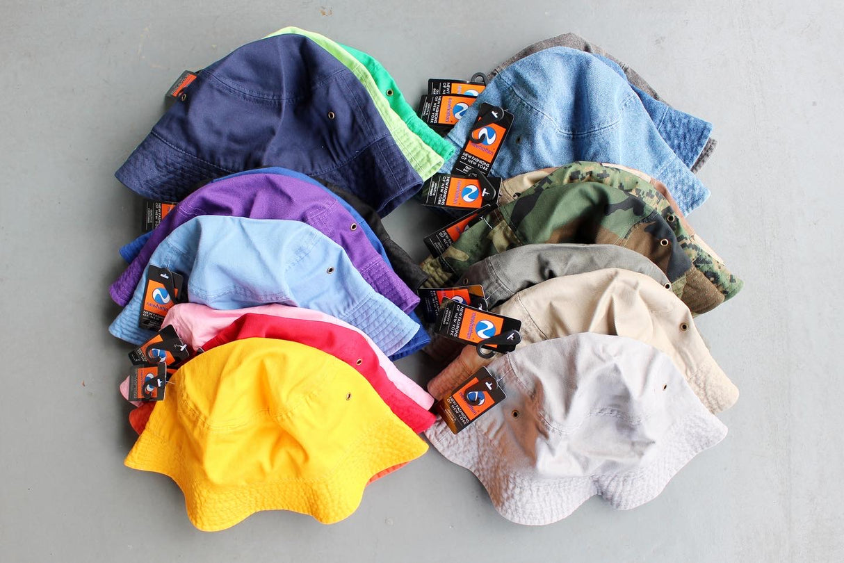 20色展開 ニューハッタン バケットハット BLANK BUCKET HAT NEWHATTAN 無地