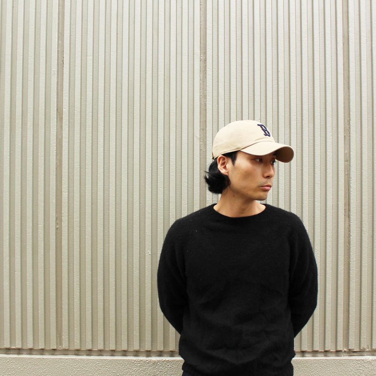 47ブランド キャップ ボストン レッドソックス MLB CLEAN UP KHAKI