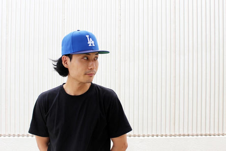 ニューエラ キャップ 59FIFTY ロサンゼルス ドジャース Powered by GORO NAKATSUGAWA MLB FITTED CAP LIGHT NAVY