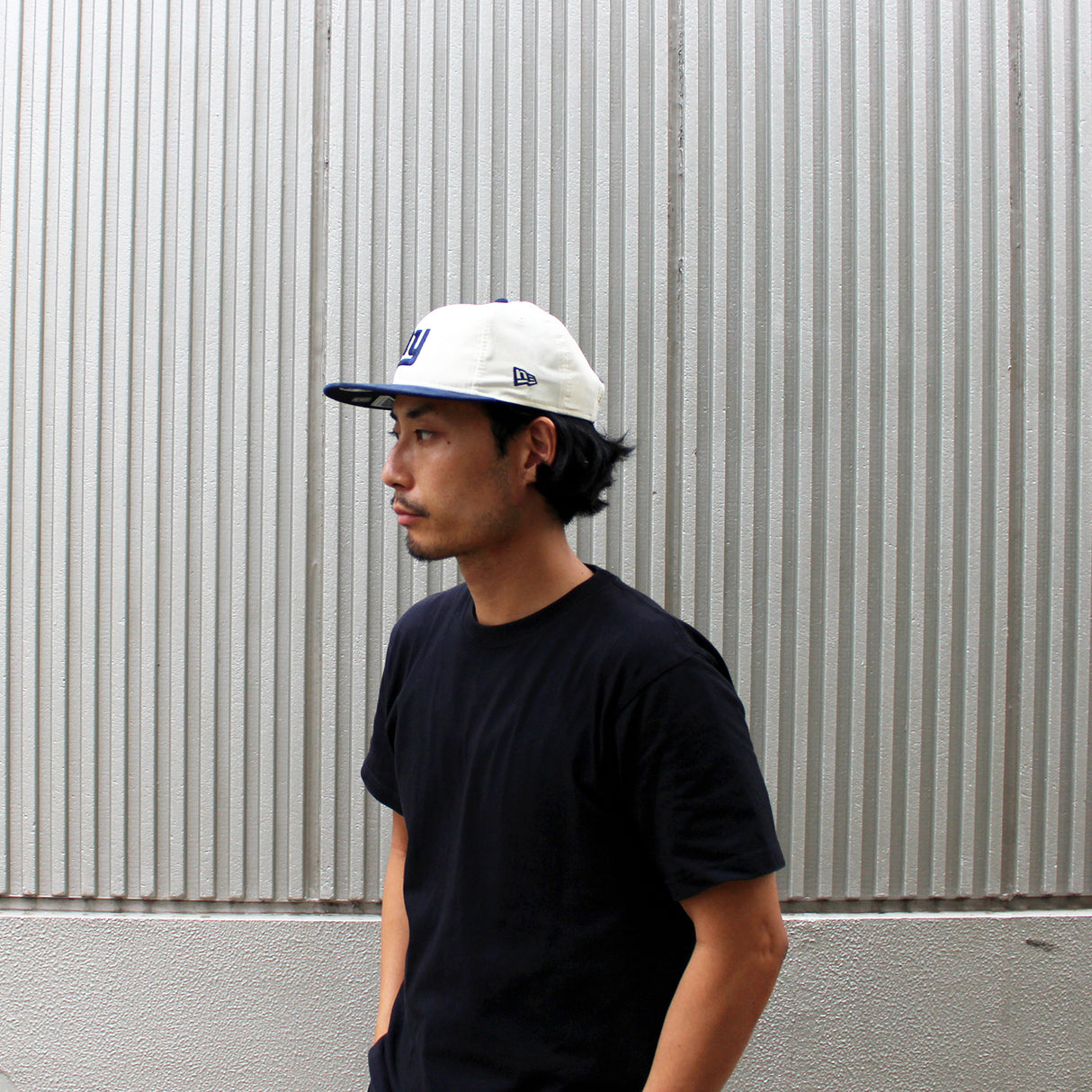Powered by GORO NAKATSUGAWA ニューエラ キャップ RC9FIFTY ニューヨーク ジャイアンツ NFL CORDUROY SNAPBACK CAP IVORY-NAVY