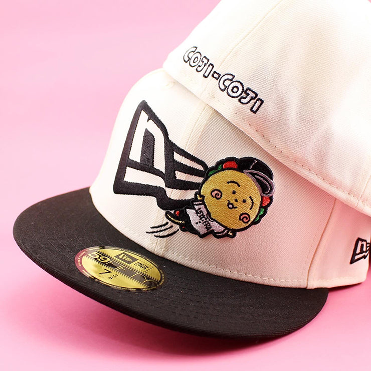 ニューエラ キャップ 59FIFTY コジコジ COJI-COJI BYUN FITTED CAP CREAM BLACK