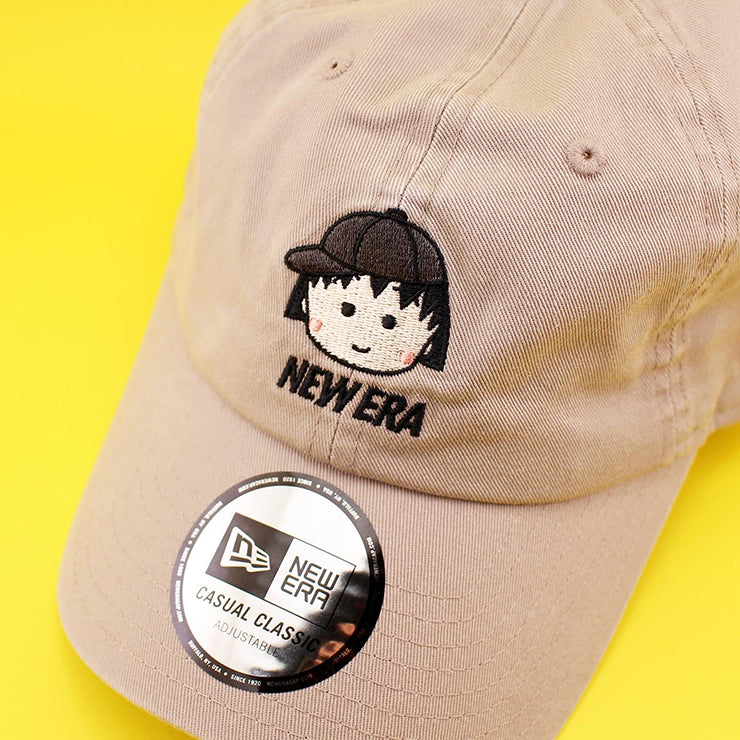 ニューエラ キャップ カジュアルクラシック ちびまる子ちゃん MARUKO CASUAL CLASSIC STRAPBACK CAP ASH BROWN