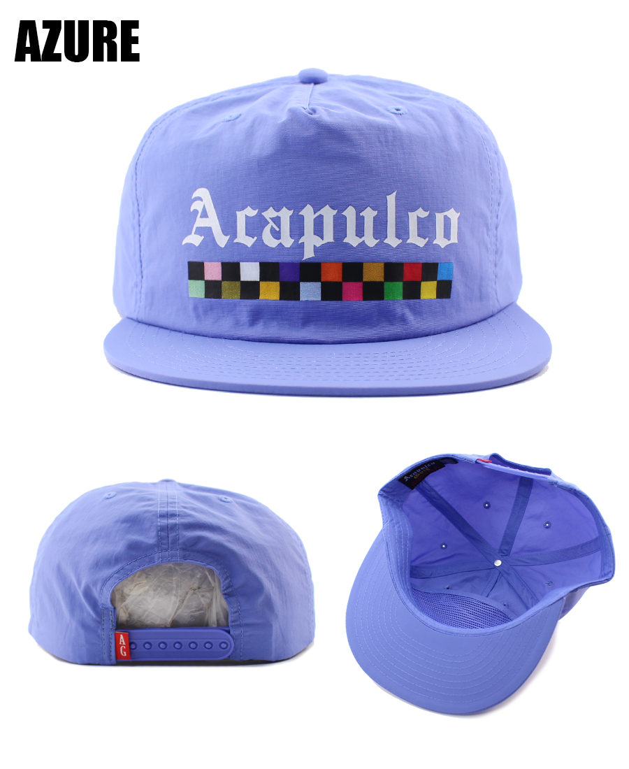 アカプルコ ゴールド スナップバックキャップ【RECYCLED LT WEIGHT NYLON SNAPBACK CAP】 ACAPULCO GOLD
