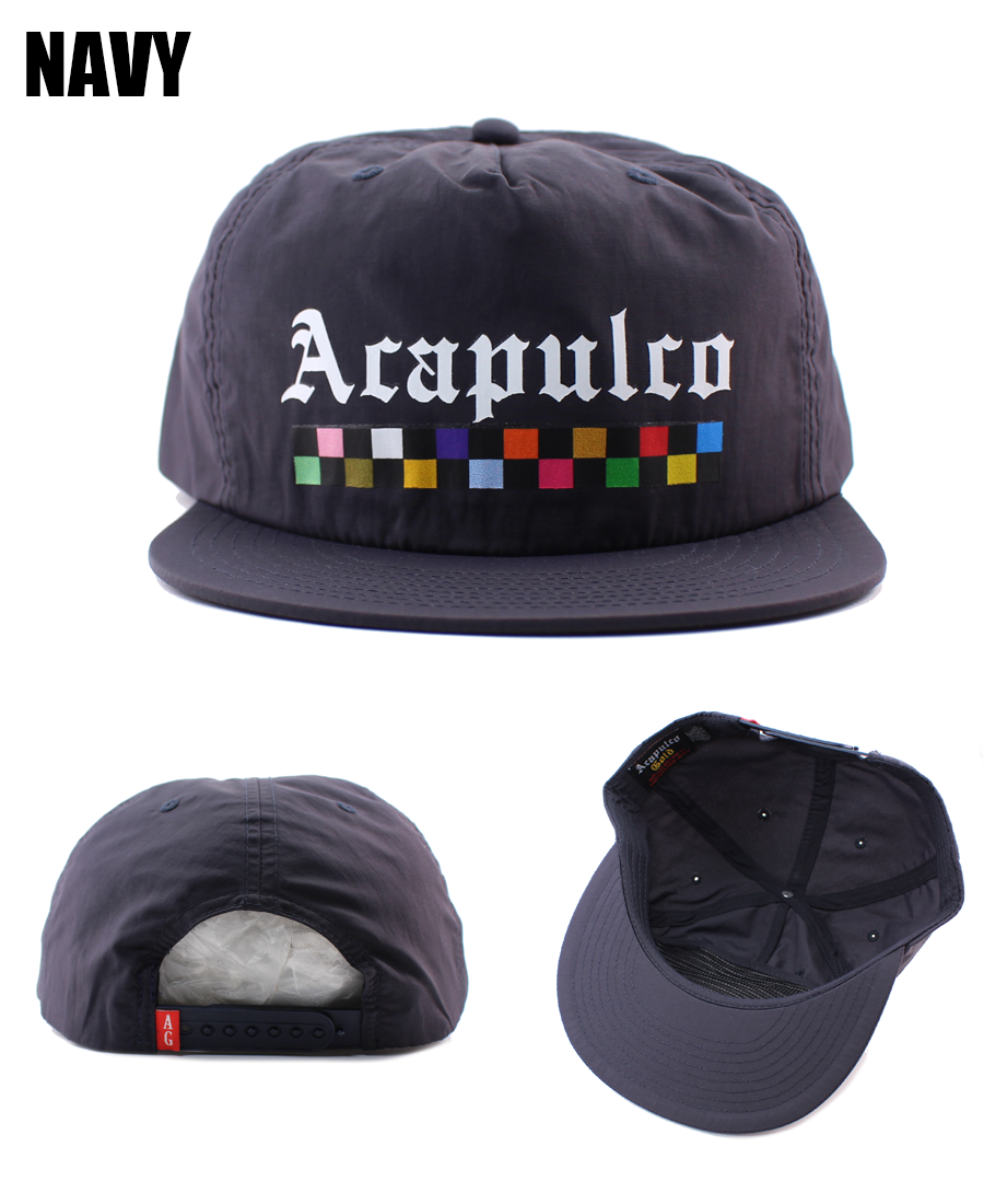 アカプルコ ゴールド スナップバックキャップ【RECYCLED LT WEIGHT NYLON SNAPBACK CAP】 ACAPULCO GOLD