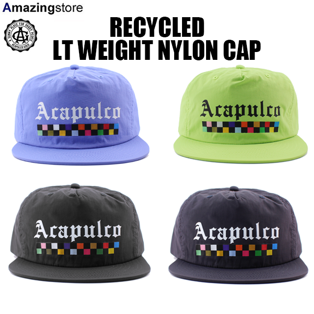 アカプルコ ゴールド スナップバックキャップ【RECYCLED LT WEIGHT NYLON SNAPBACK CAP】 ACAPULCO GOLD