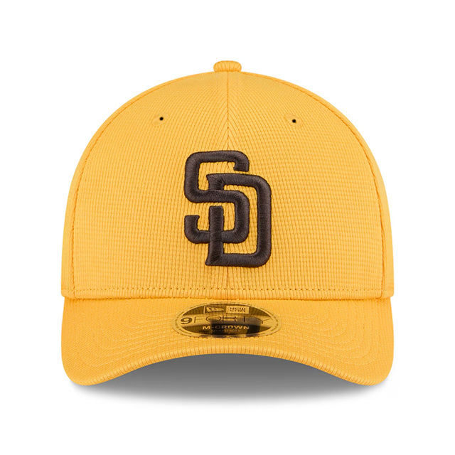 ニューエラ キャップ 9FORTY M-CROWN スナップバック サンディエゴ パドレス MLB 2025 MLB SPRING TRAINING SNAPBACK CAP GOLD