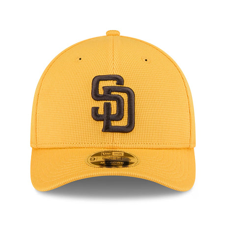 ニューエラ キャップ 9FORTY M-CROWN スナップバック サンディエゴ パドレス MLB 2025 MLB SPRING TRAINING SNAPBACK CAP GOLD